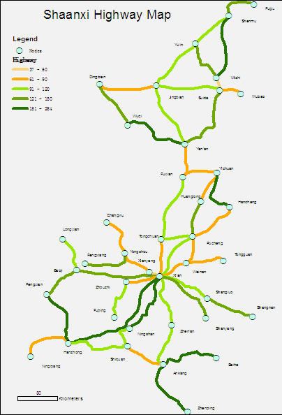 地图有效性调查以陕西公路图为例